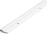 M-D 69938 Jamb Weatherstrip Kit, 7/8 in W, 1/4 in Thick, Aluminum/Vinyl, White